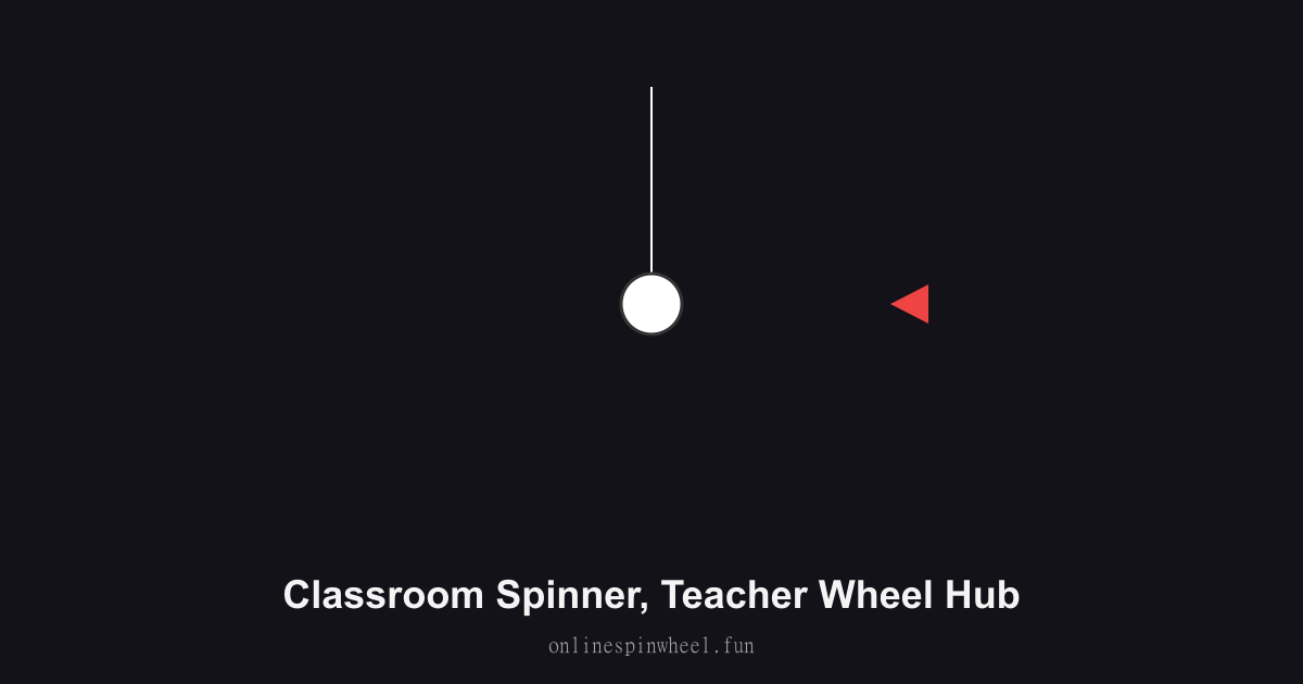 Classroom Spinner, Teacher Wheel Hub preview screenshot