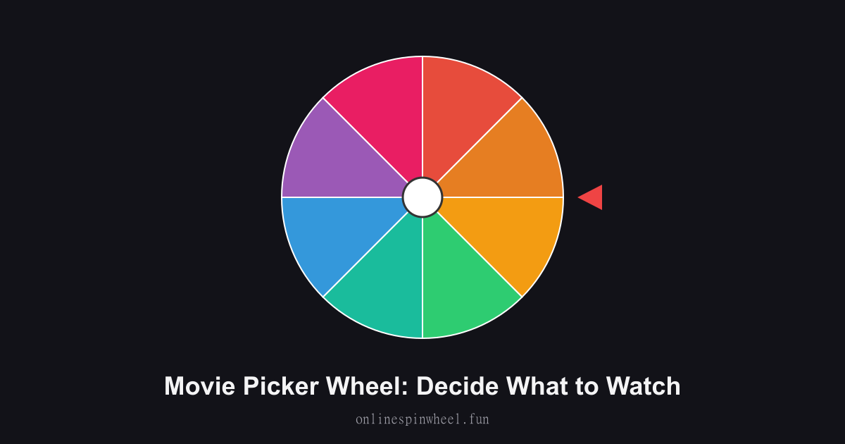 Movie Picker Wheel: Decide What to Watch preview screenshot