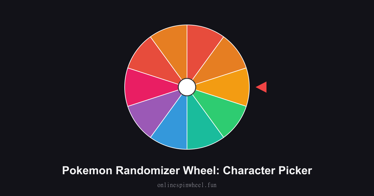 Pokemon Randomizer Wheel: Character Picker preview screenshot